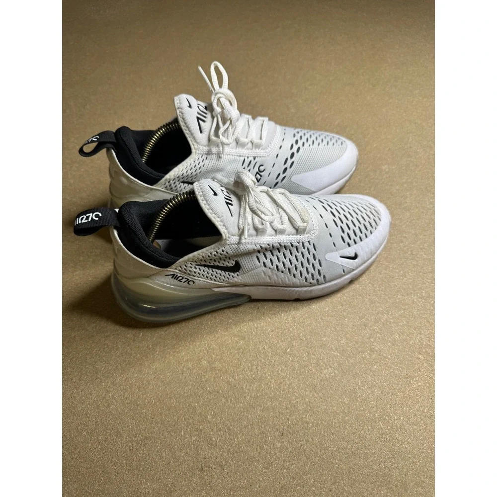 Nike Air Max 270 White Black AH6789-100 Womens Running Shoes Sneaker